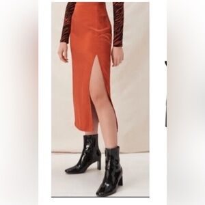 GOOD AMERICAN Square Toe Bootie Black Patent NIB SIZE 8